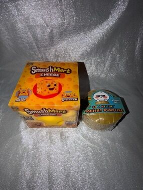 SmushMart Cheese Squishy Toy & 1 Omg Mystery Dumpling